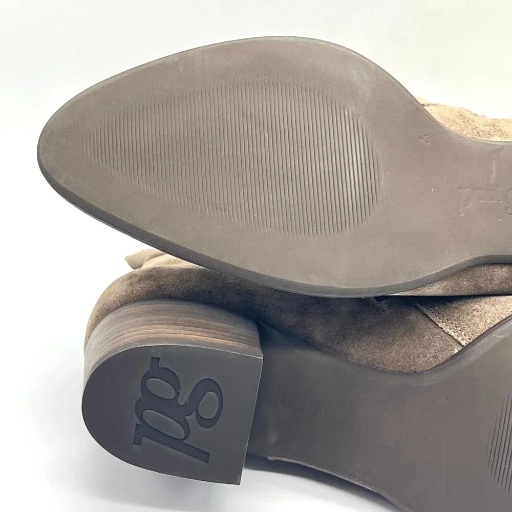 Paul Green Womens Size 8.5 US 6 UK Faye Brown‎ Suede Leather Ankle Boots Shoes
